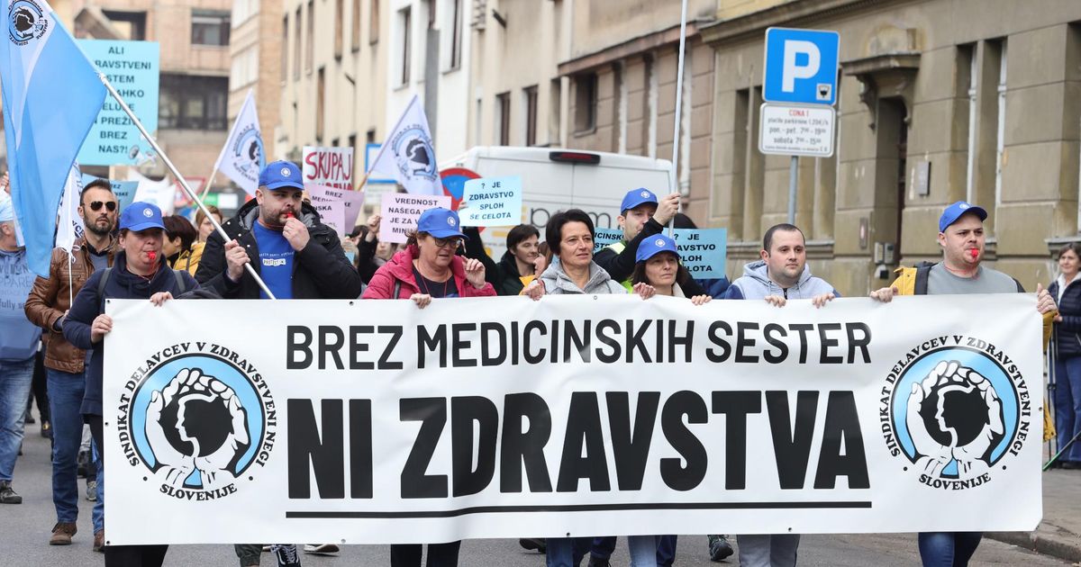 (FOTO) Medicinske Sestre Na Ulicah: Minister Jim Je Dal Vedeti, Da Ne ...