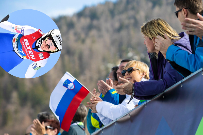 V Planici je pesti stiskala tudi predsednica: "Občudujem vašo neustrašnost" (foto: Twitter/Nataša Pirc Musar/Bobo/fotomontaža)