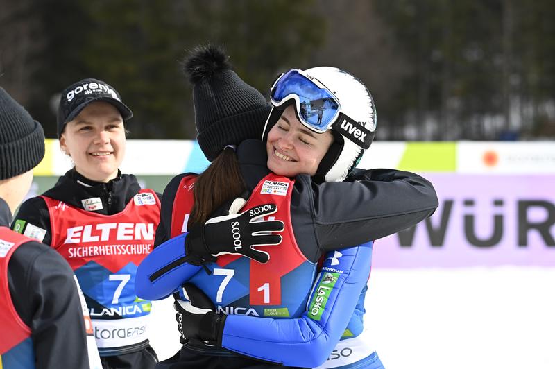 Slovenija ima prvo medaljo na svetovnem prvenstvu v nordijskih disciplinah v Planici (foto: Žiga Živulovič/Bobo)