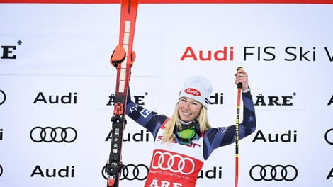 Fantastična Mikaela Shiffrin do rekorda nad rekordi: prehitela tudi legendarnega Šveda