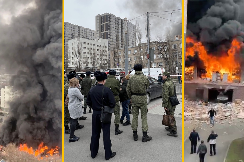 Eksplozija in požar na sedežu ruske tajne službe: ena oseba umrla, najmanj dve poškodovani (VIDEO) (foto: Profimedia/fotomontaža)