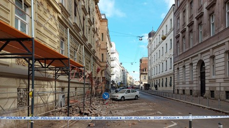 Policistka objavila fotografije škode potresa in skoraj končala za zapahi