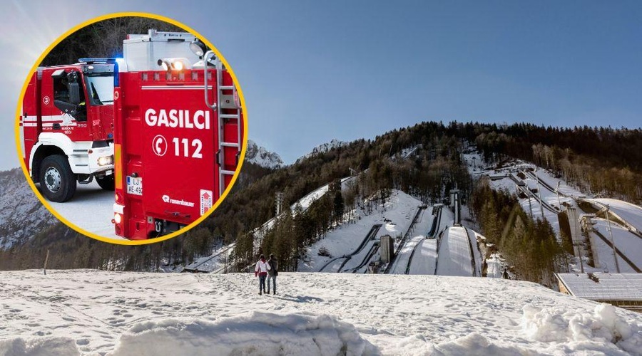 Lahko bi se končalo precej slabše: zagorelo je v Planici, požar povzročil precej škode (poglejte, kaj je uničeno) (foto: Profimedia/Manca Rozman/BOBO/fotomontaža)