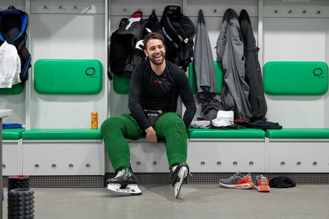 Hokejist Žiga Pance: ''Pride trenutek, ko si utrujen od vseh pritiskov, takrat potrebuješ pravo podporo'' (foto: PROMO)