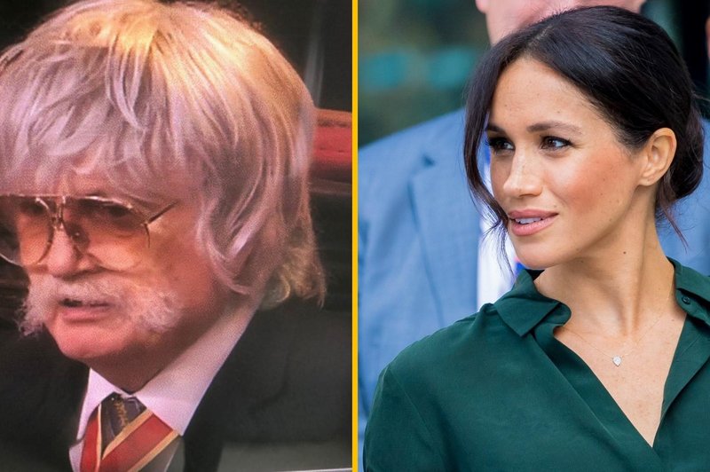 Se je Meghan Markle našemila in se vendarle udeležila kronanja? (foto: Twitter/Bob Cryer/Meghan Markle)