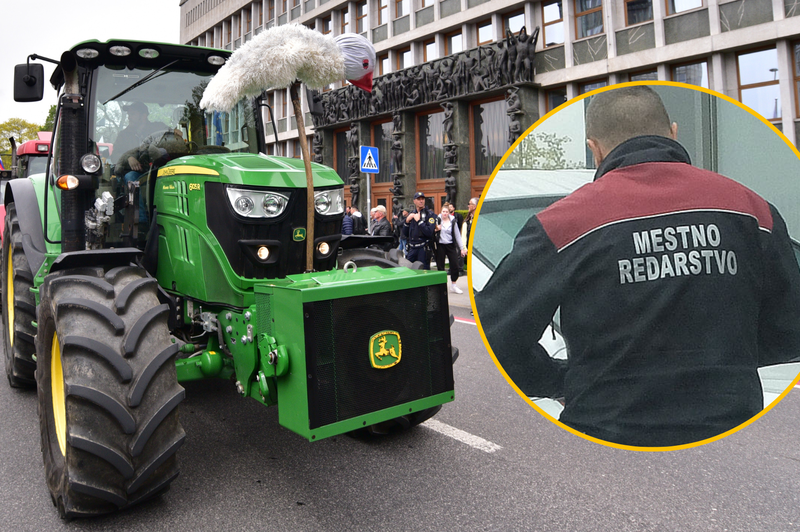 Bo slovenske kmete protestiranje udarilo po žepu? Za vožnjo s traktorjem v Ljubljani uvajajo globe (foto: Igor Kupljenik/Bobo/fotomontaža)