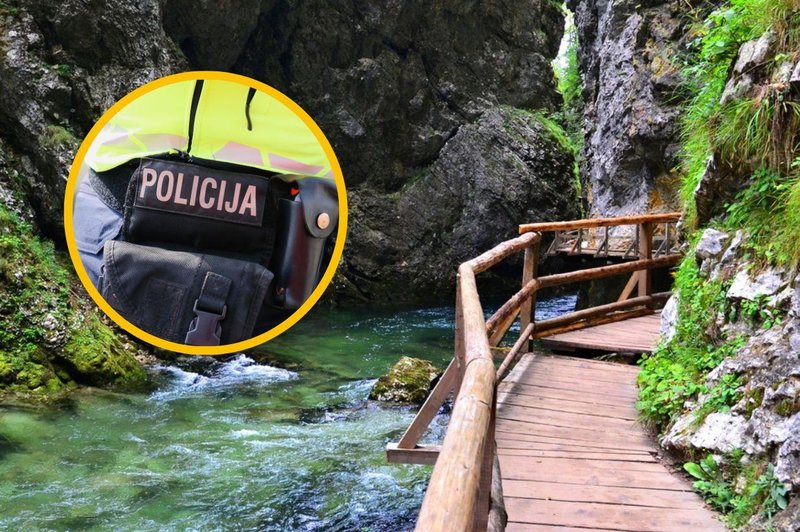 Nesreča pri Blejskem vintgarju: 54-letna turistka s kolesom padla 20 metrov po pobočju (foto: Profimedia/Aleksandra Saša Preleznik/fotomontaža)