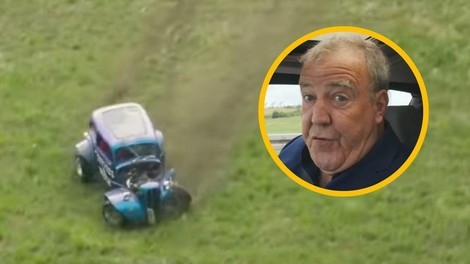 VIDEO: Jeremy Clarkson in druščina z avtomobilom po planiški letalnici