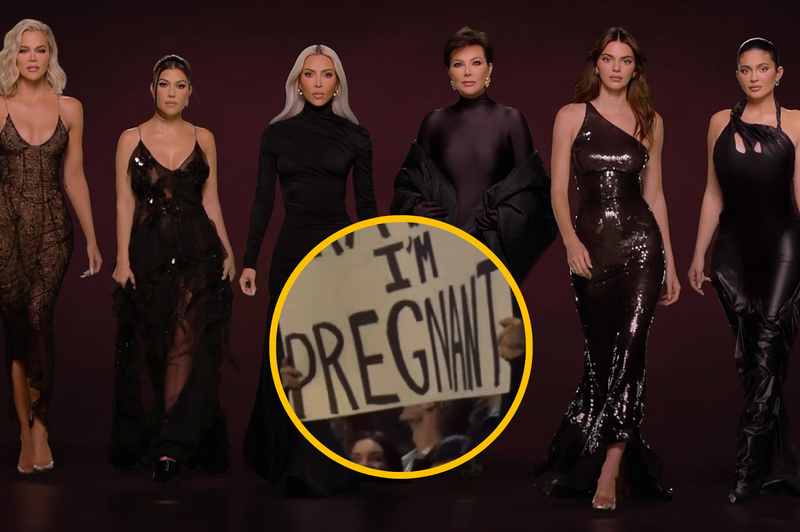 Kardashianova z velikim pompom naznanila: noseča sem (VIDEO) (foto: ProfimediaInstagram/Kourtney Kardashian/posnetek zaslona/fotomontaža)