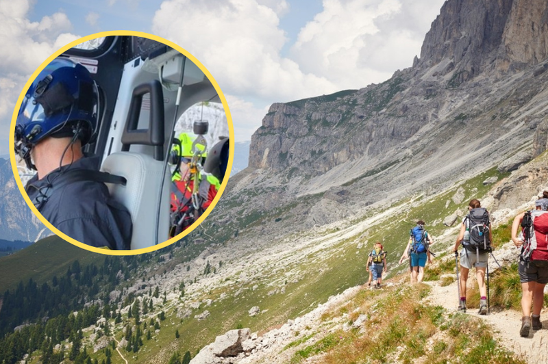 Klici na pomoč: slabosti, zlomi, padci, gorski reševalci že več dni zapored brez počitka (foto: policija.si/Profimedia/fotomontaža)