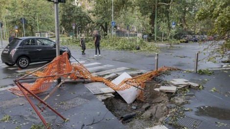 Sodni dan pri sosedih: na poti v službo umrla ženska, drevo padlo na družino ... (grozljivih zgodb kar ni konec)