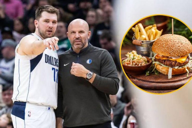 FOTO: Dončićev trener pripotoval v Slovenijo in si v Ljubljani privoščil ... burger! (poglejte, kje) (foto: Profimedia/fotomontaža)