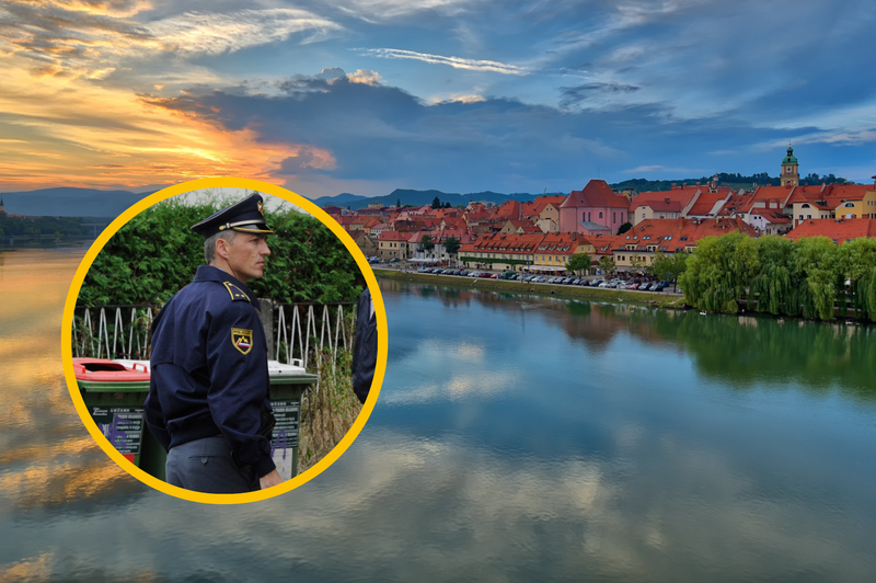 V Mariboru dogajanje kot v filmu: moški in policist sta s pištolami merila drug v drugega (foto: Profimedia/Milos Vujinovic/Bobo/fotomontaža)