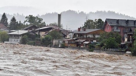 Nekatere reke dosegle najvišje do sedaj izmerjene vrednosti