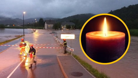 Poplave so ponoči terjale življenje: evakuirali več ljudi, Arso je izdal rdeče opozorilo (FOTO in VIDEO)