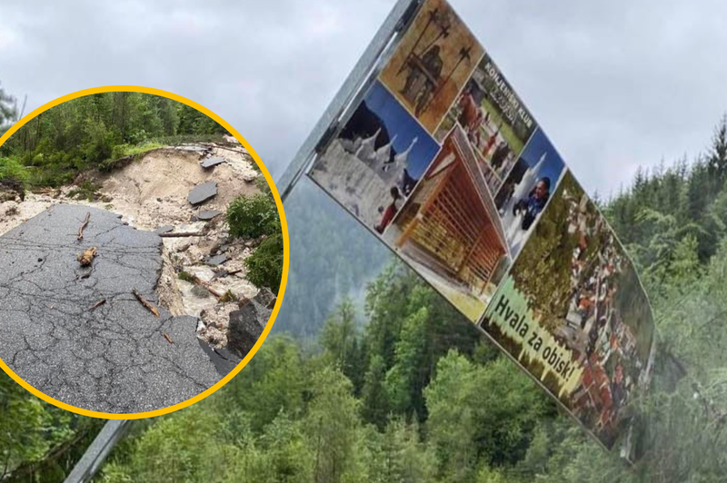 Nekateri deli Slovenije odrezani od sveta: zveze s koroško občino ne delujejo, razsežnosti nesreče niso znane (foto: Facebook/Koroška Čveka/fotomontaža)