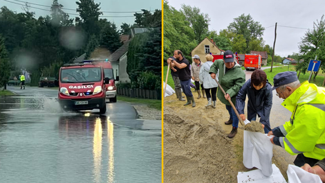 Pomurci se borijo z naraslimi rekami: v Ljutomeru izčrpani, k pomoči pri polnjenju vreč pozivajo občane