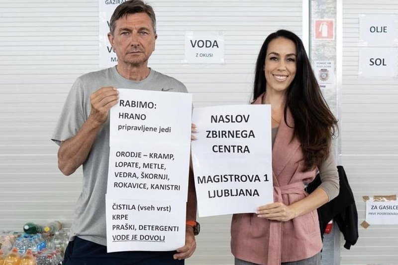 V slogi je moč: pomoč zbirata tudi Borut Pahor in Tina Gaber, poglejte, česa sta se domislila! (foto: Instagram/Tina Gaber)