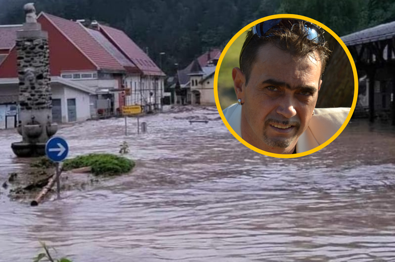 Fredi Miler o svoji potopljeni Koroški: "Ko jokaš, ker ne moreš več gledati tega" (foto: Facebook/Fredi Miler/Miša Margan/fotomontaža)