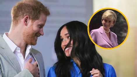 Meghan Markle in princ Harry trdita, da sta ves čas v stiku z duhom princese Diane: poglejte, kaj jima govori