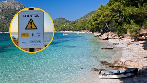 Domačinom se smeji: z lažnimi opozorilnimi znaki na plažah odganjajo turiste