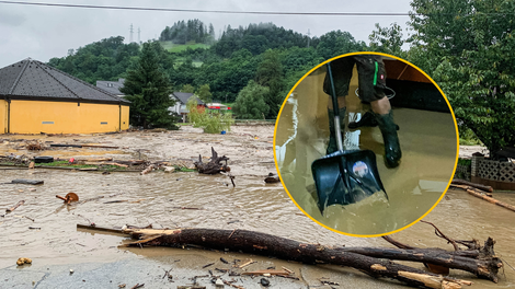 Prebivalci Raven na Koroškem trepetajo pred novimi nevihtami: v občini preventivno izselili nekaj ljudi