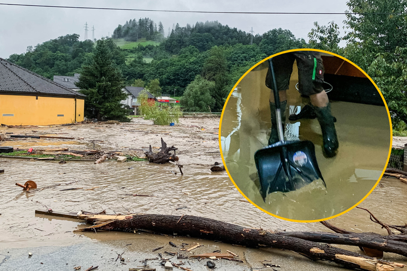 Župani v poplavah najbolj prizadetih občin javno potarnali: čas je, da vlada izpolni obljube, ki jih je dala (foto: Gregor Ravnjak/Bobo/fotomontaža)