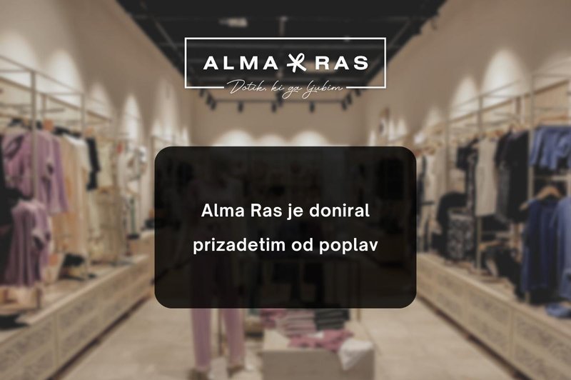 Solidarnost po poplavah: Tudi modna znamka Alma Ras ponudila pomoč ogroženim po poplavah (foto: Alma Ras)