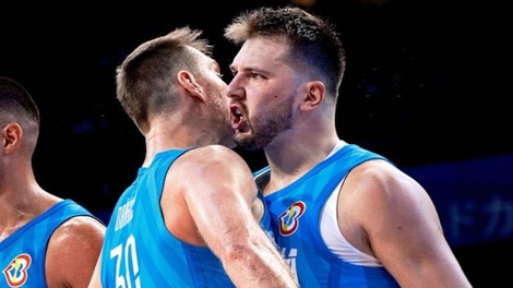 Slovenci dvigujejo formo in stopnjujejo evforijo: Luka Dončić in soigralci na svetovnem prvenstvu zmleli Gruzijo (FOTO+VIDEO)