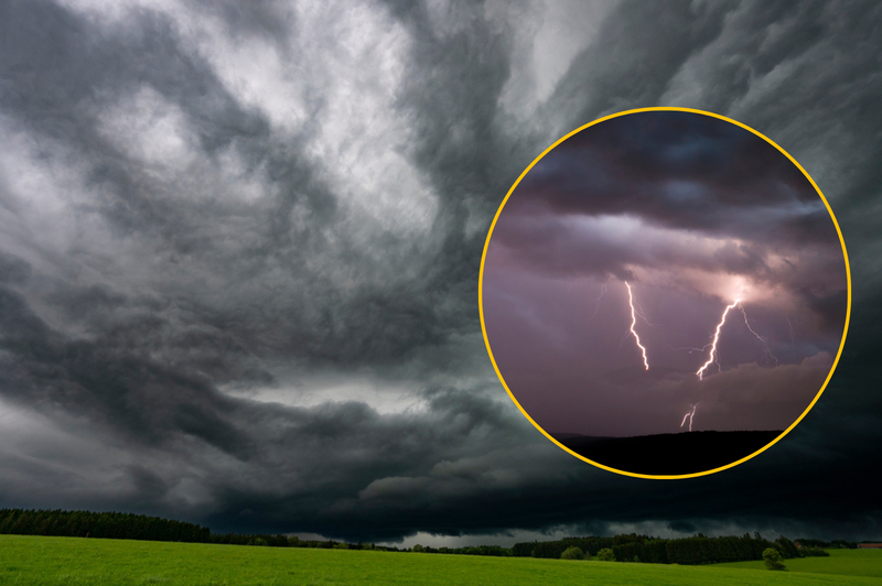 Panika zaradi hudih neviht tudi v Avstriji: neurja tam ponekod že povzročajo težave (foto: Profimedia/fotomontaža)