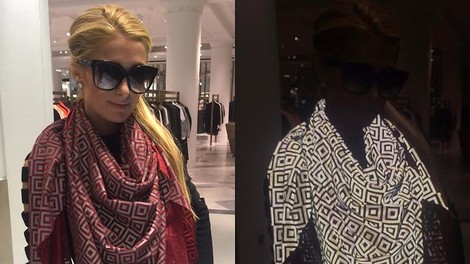 Je Paris Hilton res nosila antipaparaci šal, ki pretenta bliskavice?