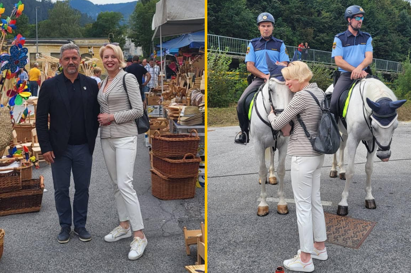 Urška Klakočar Zupančič na tradicionalni Šuštarski nedelji: "Spoštovati in negovati moramo takšno tradicijo obrti" (FOTO) (foto: Facebook/Urška Klakočar Zupančič)