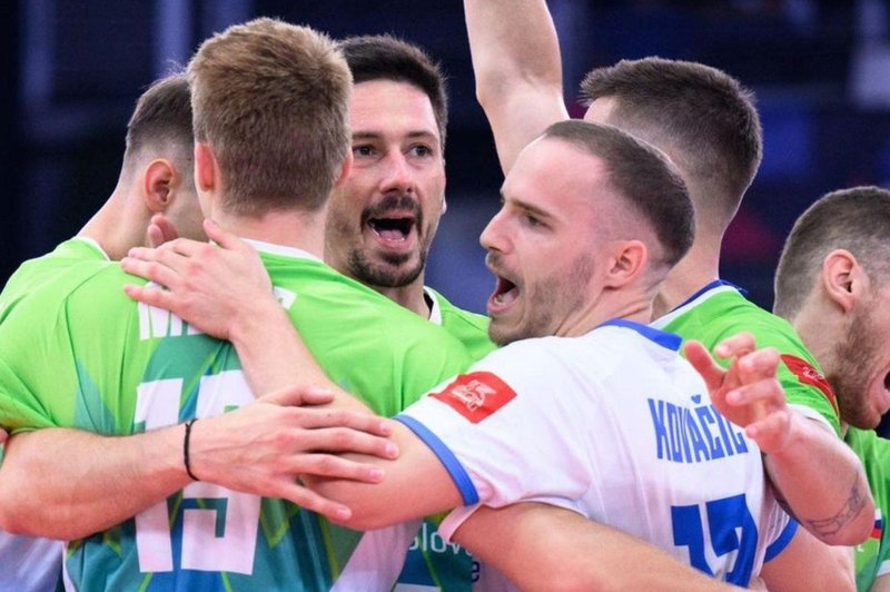 Slovenski odbojkarji po dramatični zmagi nad Francijo: "Ta bron sije kot zlato" (foto: Instagram/cevolleyball)