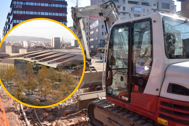 Kako bo videti nova avtobusna postaja v Ljubljani? Kritiki opozarjajo na slabo načrtovano ureditev (foto: Žiga Živulovič jr./Bobo/iC ELEA/fotomontaža)