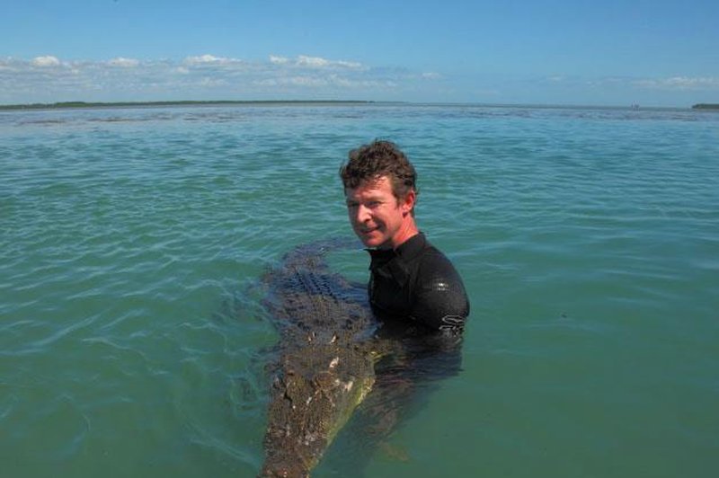 Strokovnjak za krokodile in zoolog Adam Britton (foto: Facebook)