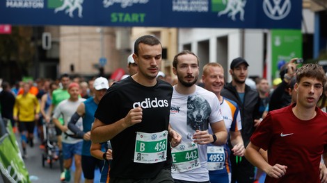 Čas za osrednji del ljubljanskega maratona, temperature bodo idealne za tek