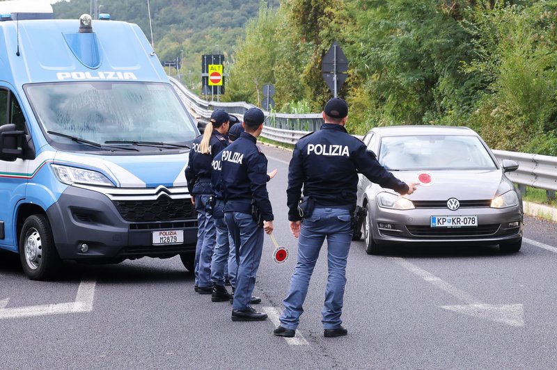 Italija bo nadzor na meji s Slovenijo verjetno podaljšala, razkrili so načrte (foto: Tomaž Primožič FPA/BOBO)