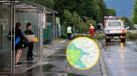 Arso je izdal opozorilo, prihajajo nevihte in močnejši nalivi: spremljajte radarsko sliko padavin (in glejte, kam se pomikajo deževni oblaki)