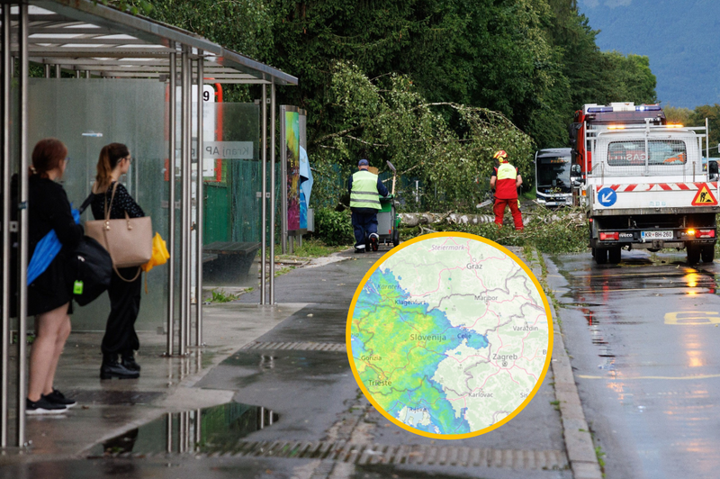 Arso je izdal opozorilo, prihajajo nevihte in močnejši nalivi: spremljajte radarsko sliko padavin (in glejte, kam se pomikajo deževni oblaki) (foto: Profimedia/Metropolitan/posnetek zaslona/fotomontaža)