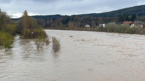 Veter in dež povzročata preglavice tudi na avstrijskem Koroškem