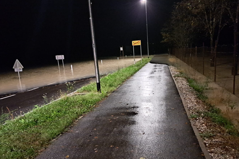 Huda noč je za nami, kako so jo odnesli v Tolminu in Baški grapi? (foto: Zajeta slika/Fb profil Občine Tolmin)