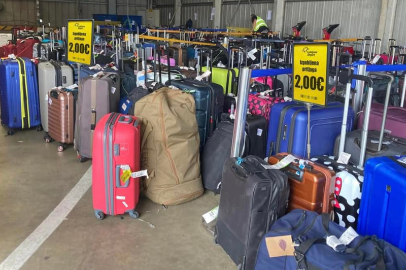 Pozor, ne nasedajte! Goljufi v imenu slovenskega letališča ugodno prodajajo izgubljeno prtljago (v resnici željo zlorabiti vaše podatke) (foto: Facebook/Ljubljana Airport)