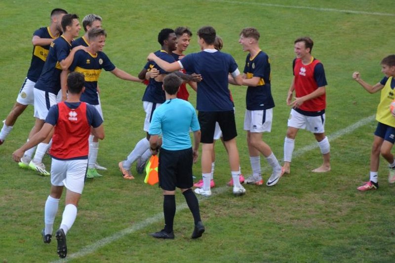 Veliki trojici v mladinski EON NextGen ligi v tej sezoni "nagaja" malček: NK Brinje Grosuplje kot vzorčni primer dobrega dela na dolgi rok (foto: NK Brinje Grosuplje)