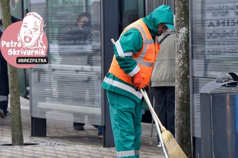 Prijazen smetar je vreden več kot nesramen direktor! (foto: Žiga Živulović jr./Bobo/fotomontaža)