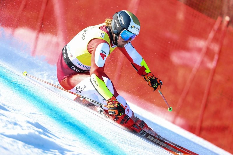 Moški slalom: Slovenci ostali brez finala, slavil je Avstrijec (foto: Profimedia)