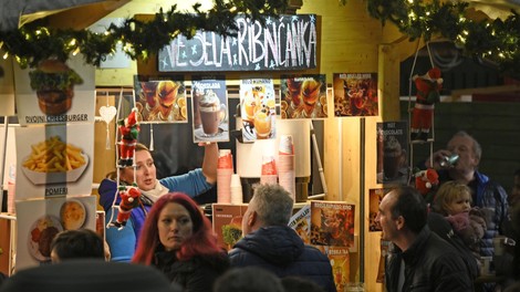 stara Ljubljana stojnice prazniki božič