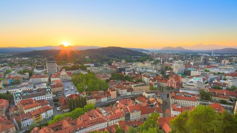 Ljubljana panorama razgled