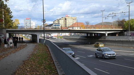 nadvoz dunajska cesta ljubljana