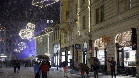 Ljubljana sneg zima