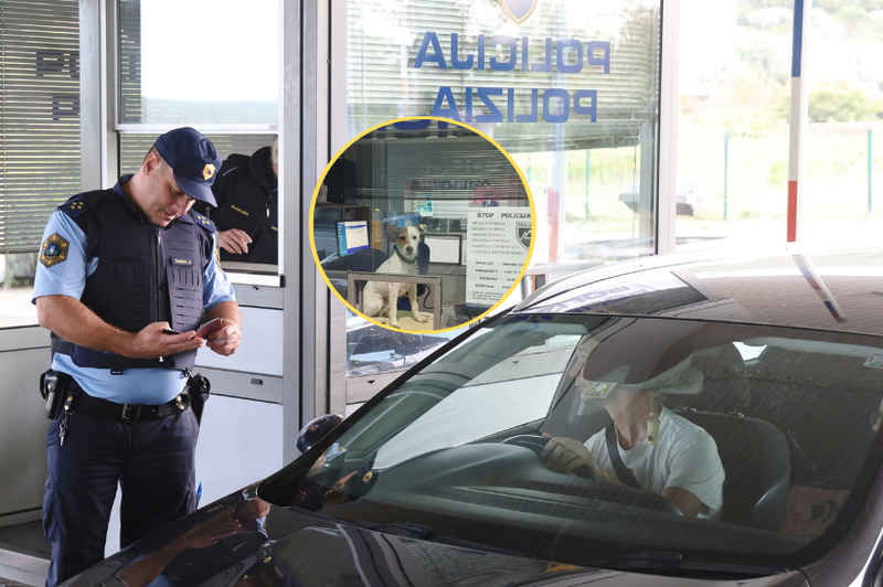 Policisti na meji za vikend dobili pomoč: "Če kaj ni v redu, takoj zavoha" (foto: Bobo/Facebook/Slovenska policija/posnetek zaslona)